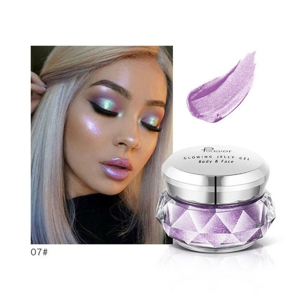 purple highlighter makeup